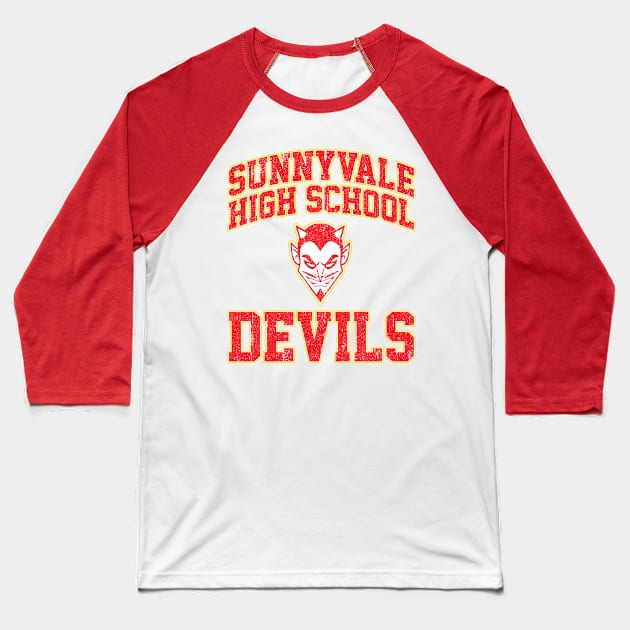 Sunnyvale High School Devils (Variant) Baseball T-Shirt by huckblade